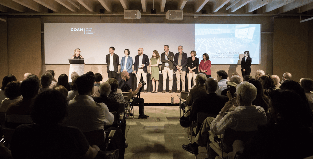 Acto de entrega de los Premios COAM 2019