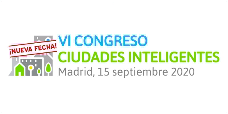 Logo nueva fecha VI Congreso Ciudades Inteligentes