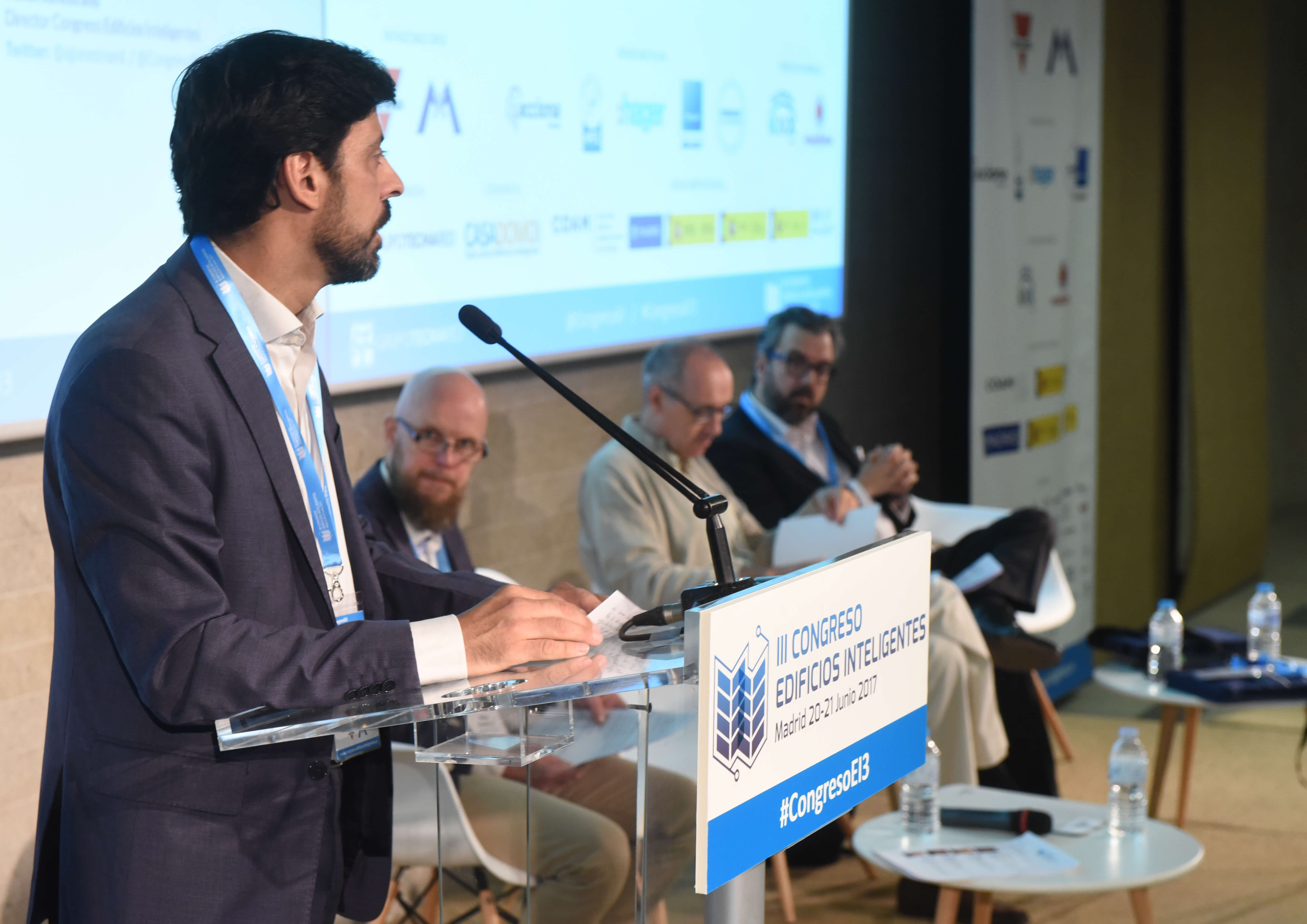 Francisco Javier Martín Ramiro, Subdirector General de Arquitectura y Edificación del Ministerio de Fomento en la inauguración del III Congreso Edificios Inteligentes.