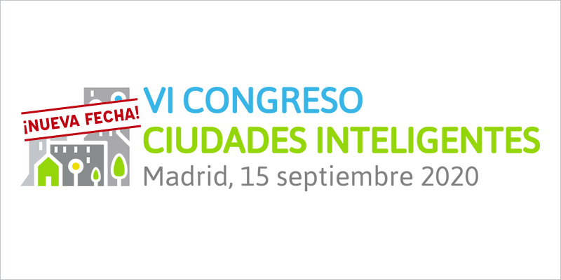 Logo nueva fecha VI Congreso Ciudades Inteligentes