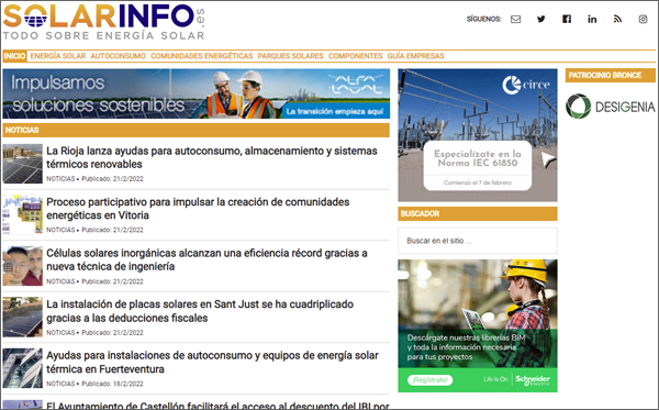 Portada SOLARINFO